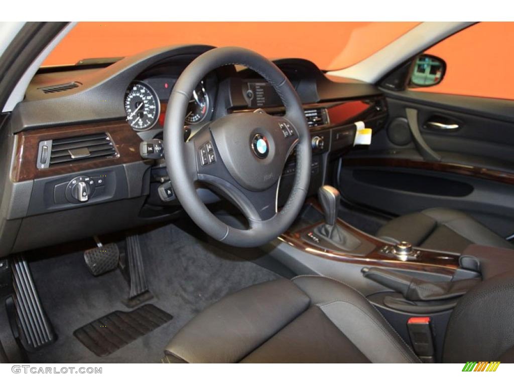 Black Interior 2011 BMW 3 Series 335d Sedan Photo #39474898