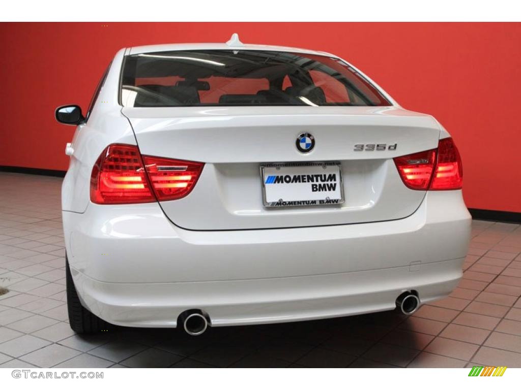 2011 3 Series 335d Sedan - Alpine White / Black photo #15