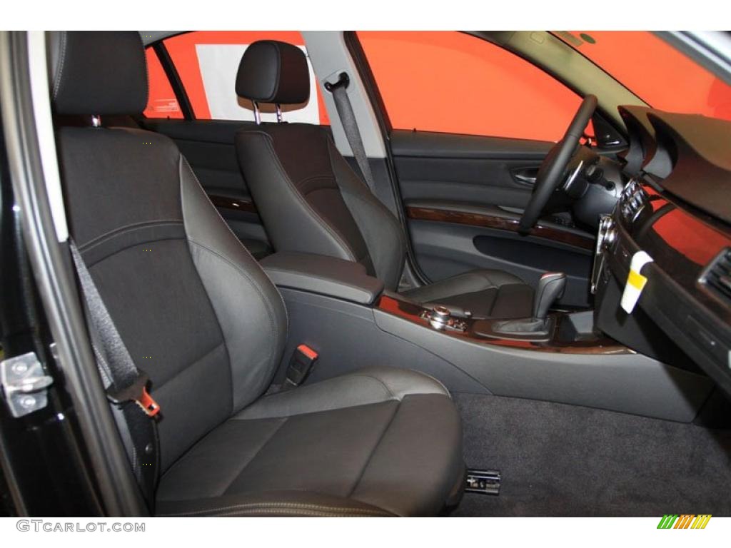 2011 3 Series 335d Sedan - Black Sapphire Metallic / Black photo #9