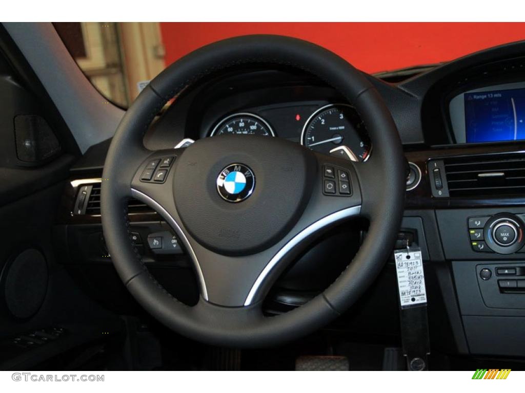 2011 3 Series 335d Sedan - Black Sapphire Metallic / Black photo #14