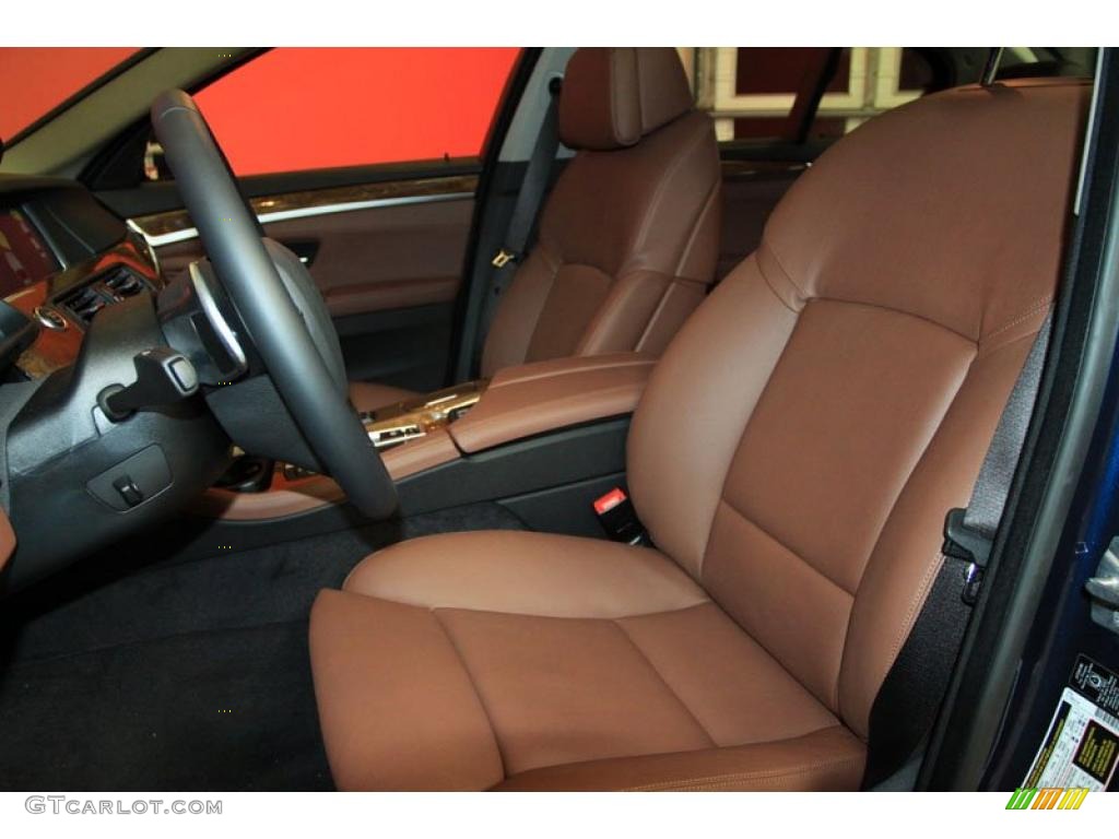 Cinnamon Brown Interior 2011 BMW 5 Series 528i Sedan Photo #39476138