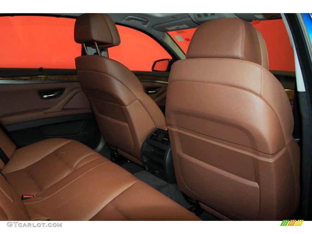 Cinnamon Brown Interior 2011 BMW 5 Series 528i Sedan Photo #39476222