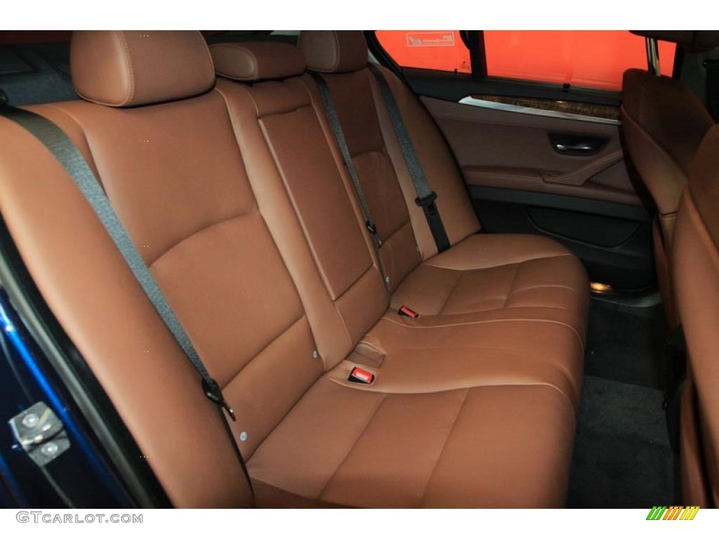 Cinnamon Brown Interior 2011 BMW 5 Series 528i Sedan Photo #39476234