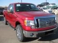 2010 Red Candy Metallic Ford F150 XLT SuperCab 4x4  photo #3