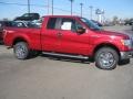 2010 Red Candy Metallic Ford F150 XLT SuperCab 4x4  photo #4