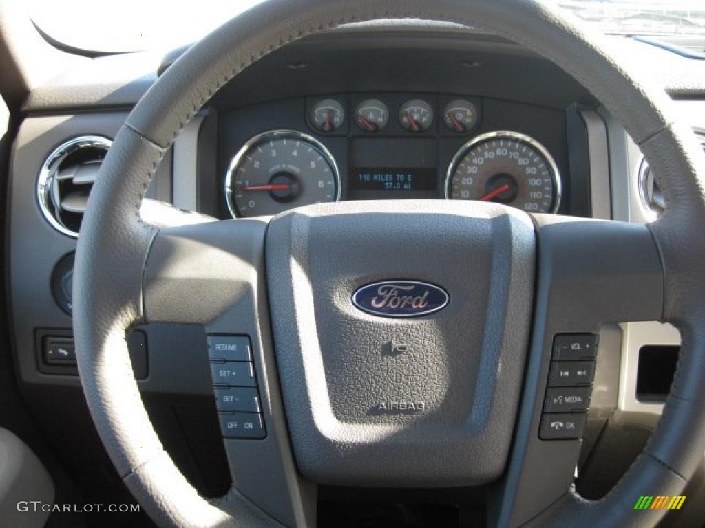 2010 F150 XLT SuperCab 4x4 - Red Candy Metallic / Medium Stone photo #8