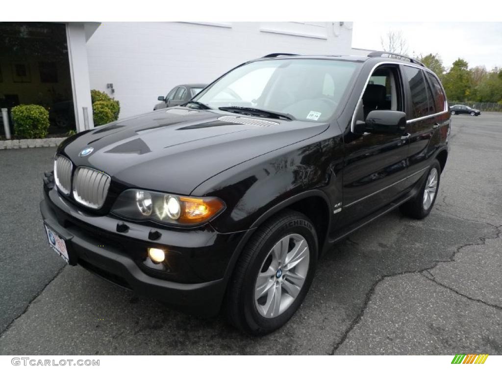 2006 X5 4.4i - Jet Black / Black photo #1