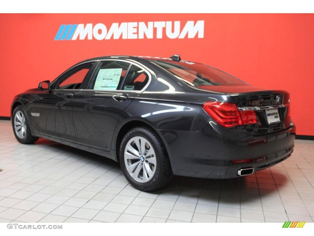 2011 7 Series 740i Sedan - Dark Graphite Metallic / Black photo #3
