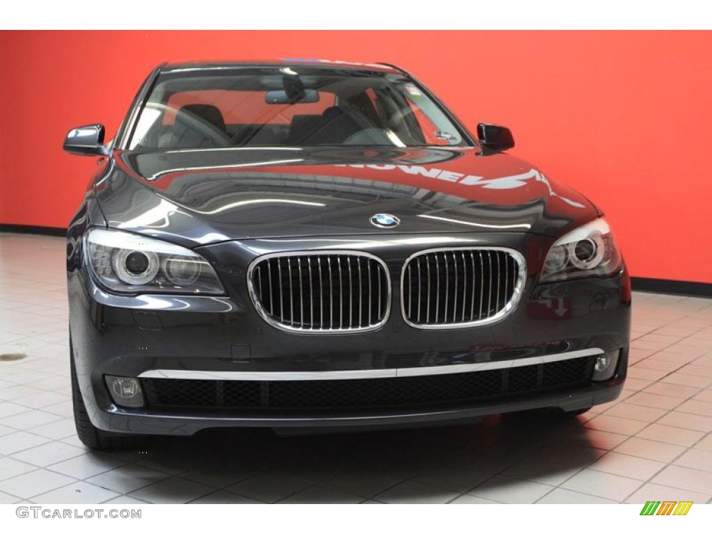 2011 7 Series 740i Sedan - Dark Graphite Metallic / Black photo #10