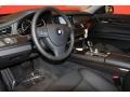 Black 2011 BMW 7 Series 750i Sedan Interior Color