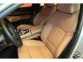 Saddle/Black Nappa Leather Interior Photo for 2011 BMW 7 Series #39480682