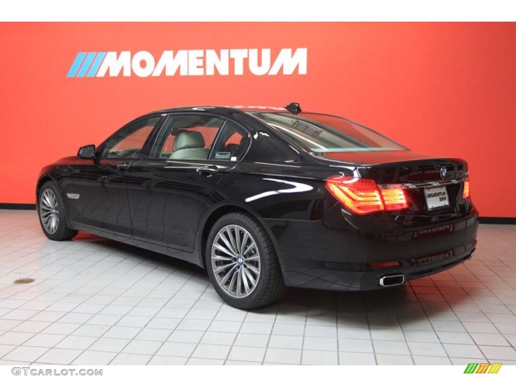 2011 7 Series 750Li Sedan - Jet Black / Oyster Nappa Leather photo #3