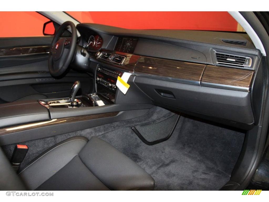 2011 BMW 7 Series 750Li Sedan Black Dashboard Photo #39481933