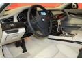 2011 BMW 7 Series Oyster Nappa Leather Interior Prime Interior Photo