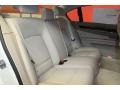 Oyster Nappa Leather 2011 BMW 7 Series 750Li Sedan Interior Color
