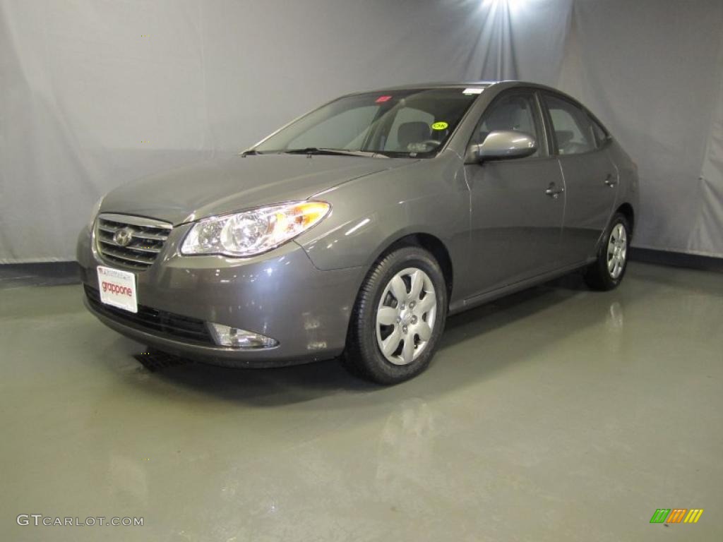 2009 Elantra GLS Sedan - Carbon Gray / Gray photo #1