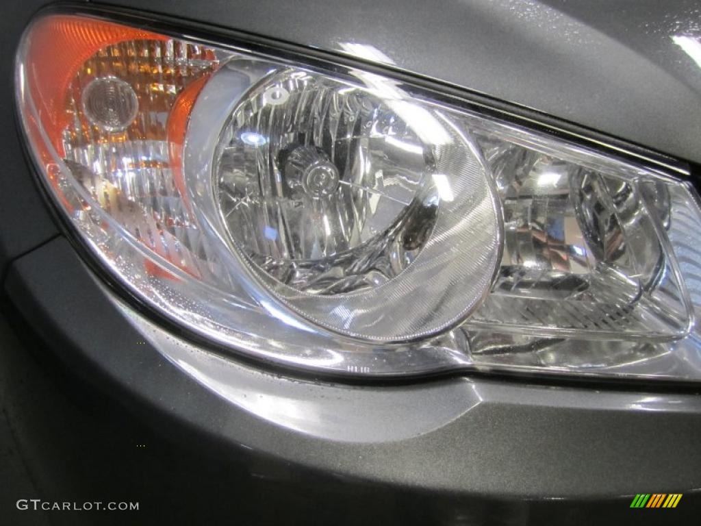 2009 Elantra GLS Sedan - Carbon Gray / Gray photo #8