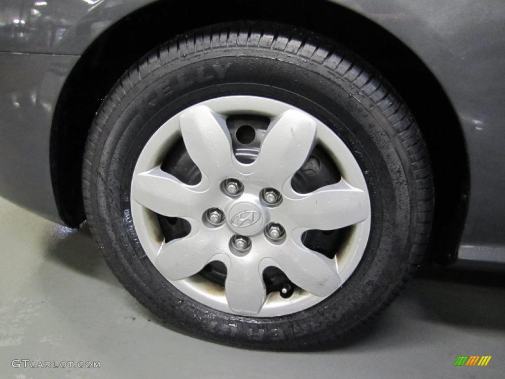 2009 Elantra GLS Sedan - Carbon Gray / Gray photo #9