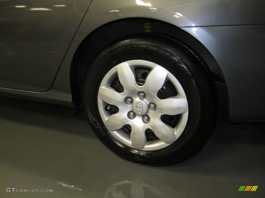 2009 Elantra GLS Sedan - Carbon Gray / Gray photo #10