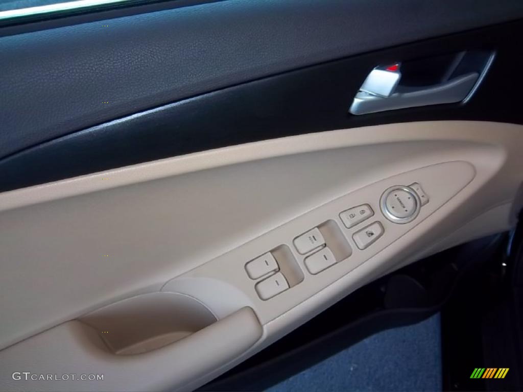 2011 Sonata GLS - Midnight Black / Camel photo #14