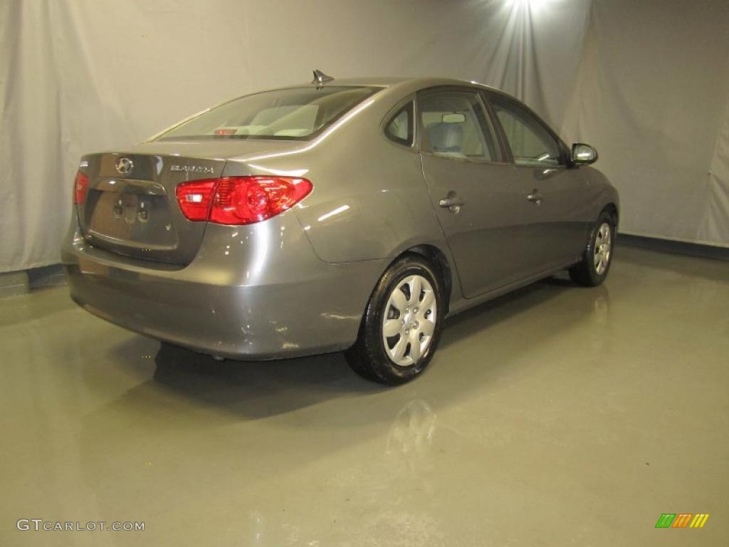 2009 Elantra GLS Sedan - Carbon Gray / Gray photo #12