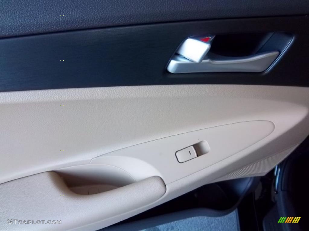2011 Sonata GLS - Midnight Black / Camel photo #17