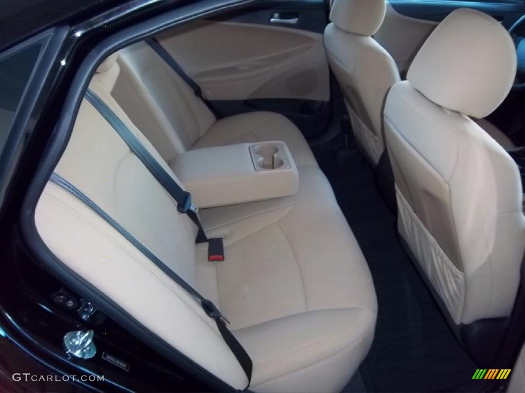 2011 Sonata GLS - Midnight Black / Camel photo #21