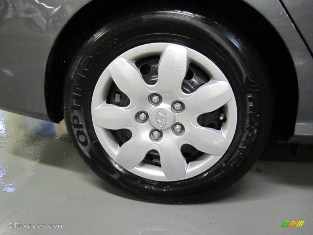 2009 Elantra GLS Sedan - Carbon Gray / Gray photo #18