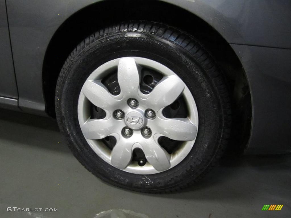 2009 Elantra GLS Sedan - Carbon Gray / Gray photo #19