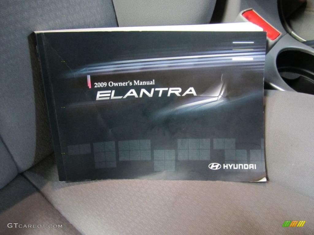 2009 Elantra GLS Sedan - Carbon Gray / Gray photo #24