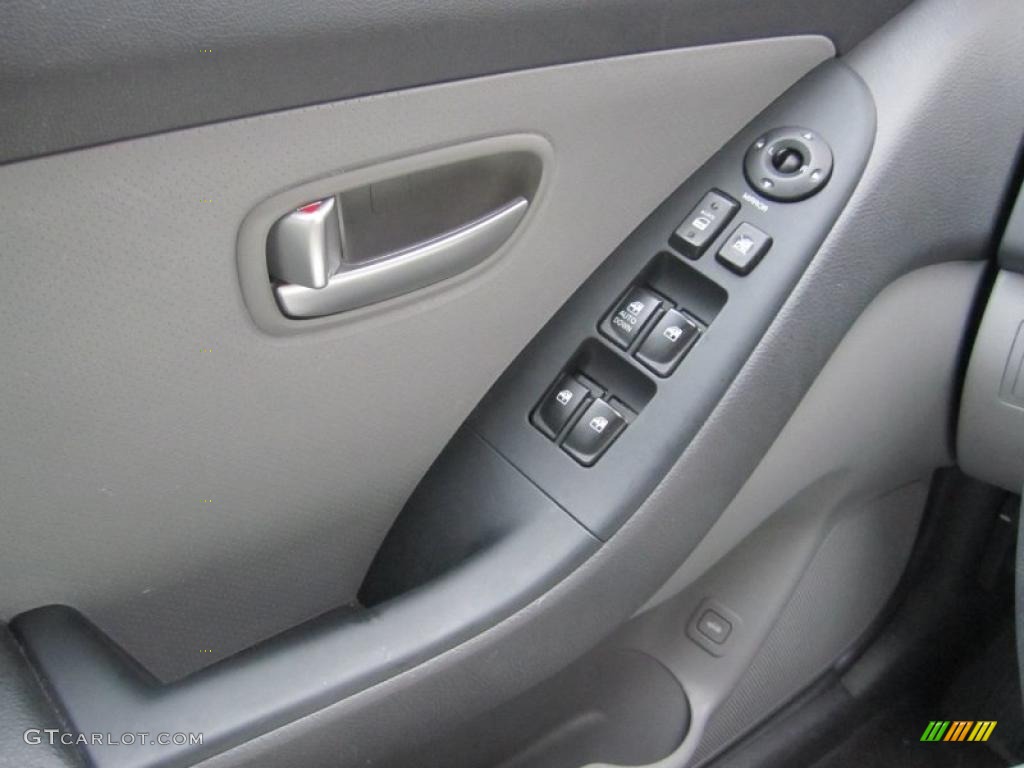 2009 Elantra GLS Sedan - Carbon Gray / Gray photo #25