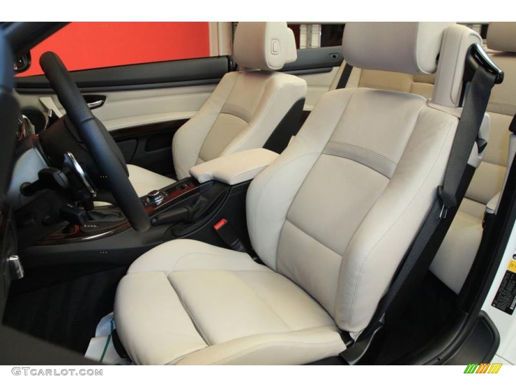 2011 3 Series 335i Convertible - Alpine White / Oyster/Black Dakota Leather photo #5