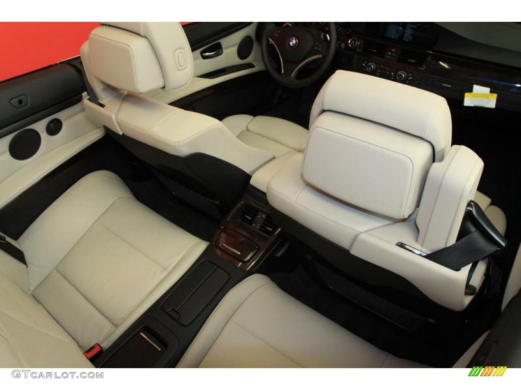 2011 3 Series 335i Convertible - Alpine White / Oyster/Black Dakota Leather photo #11