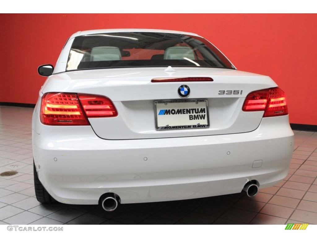 2011 3 Series 335i Convertible - Alpine White / Oyster/Black Dakota Leather photo #15