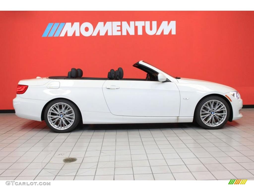 2011 3 Series 335i Convertible - Alpine White / Black photo #2