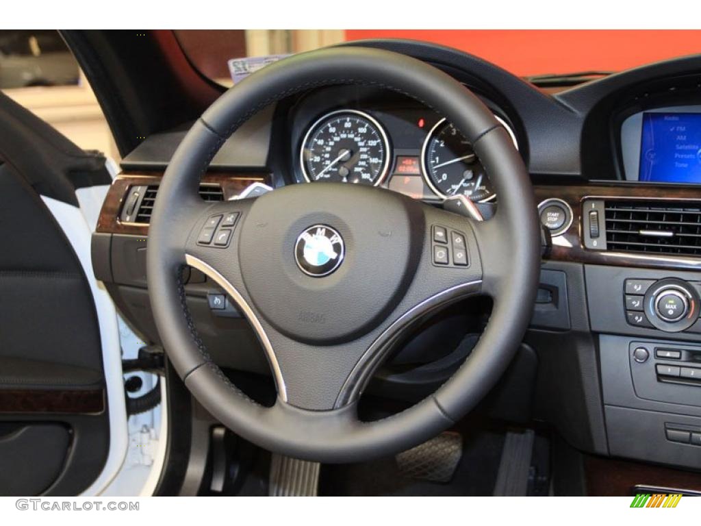 2011 3 Series 335i Convertible - Alpine White / Black photo #14