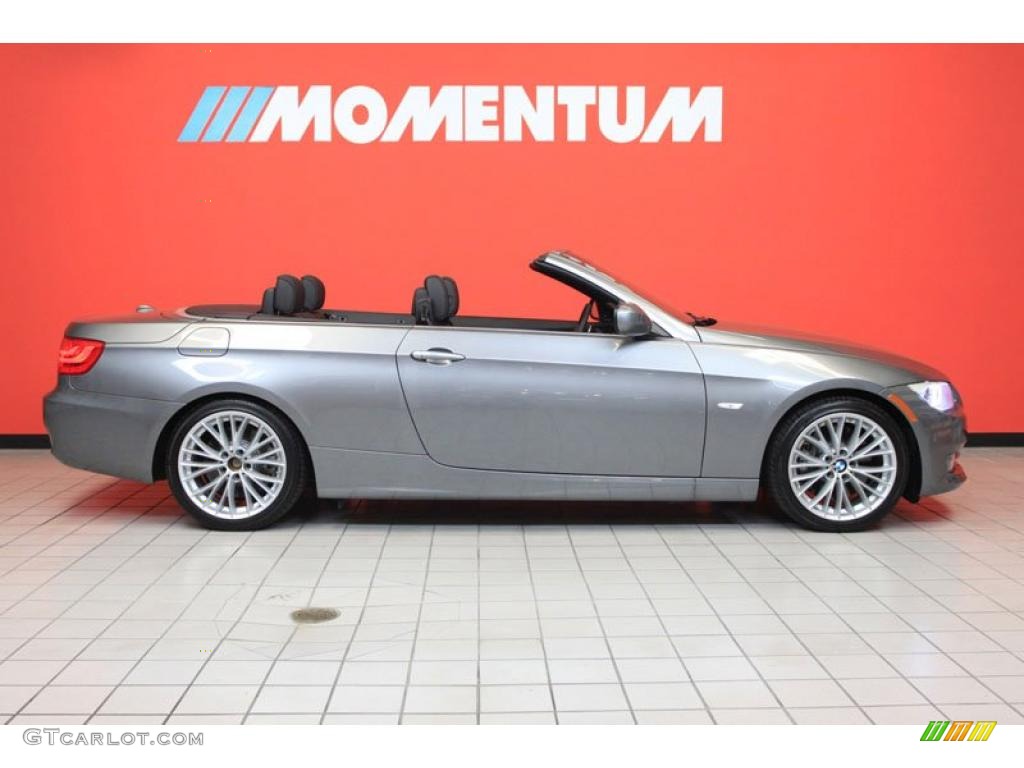 2011 3 Series 335i Convertible - Space Gray Metallic / Black photo #2