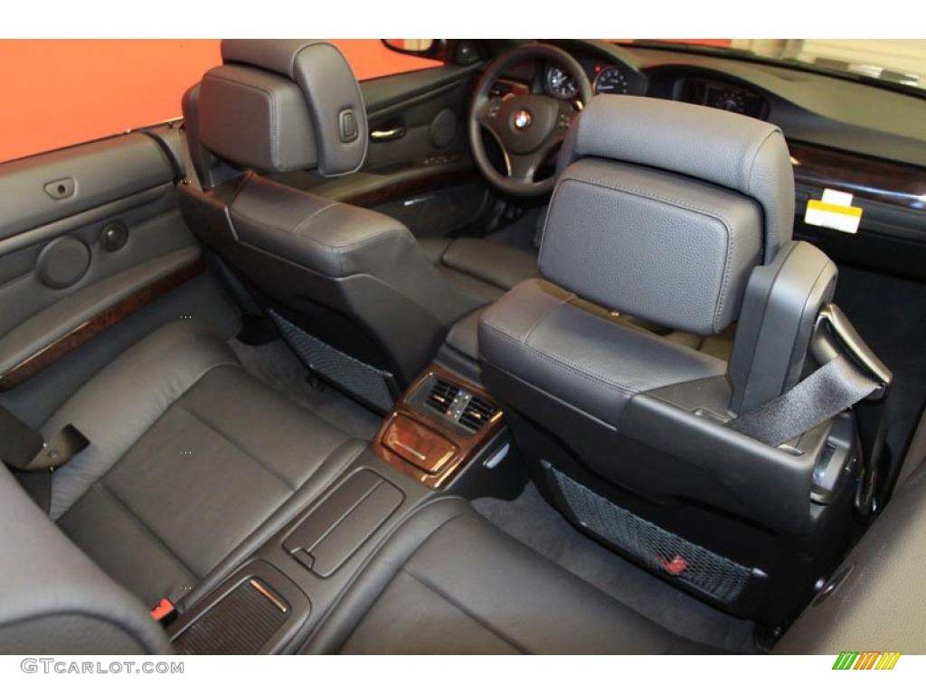 2011 3 Series 335i Convertible - Space Gray Metallic / Black photo #11