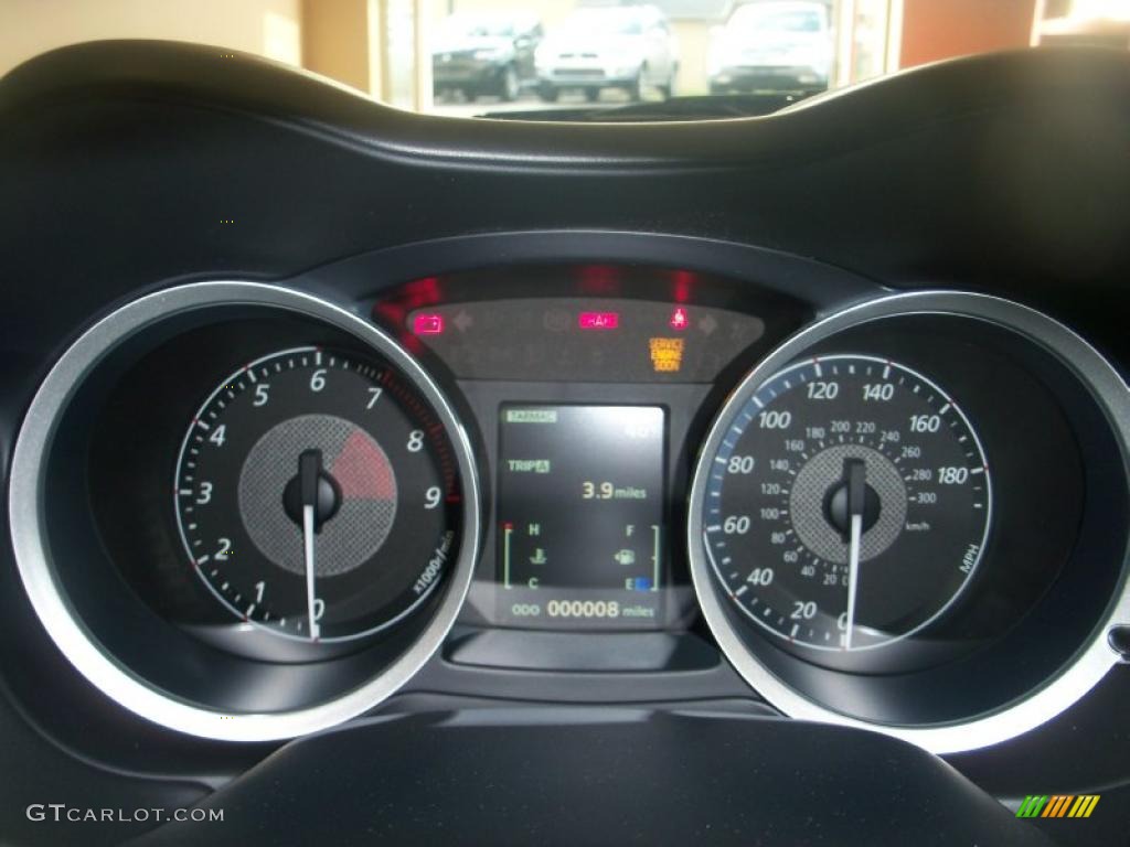 2011 Mitsubishi Lancer Evolution GSR Gauges Photo #39483641
