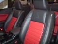 Dark Charcoal/Red 2009 Ford Mustang Shelby GT500 Convertible Interior Color