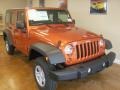 2011 Mango Tango Pearl Jeep Wrangler Unlimited Sport 4x4  photo #11