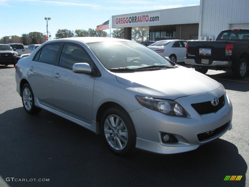 Classic Silver Metallic Toyota Corolla