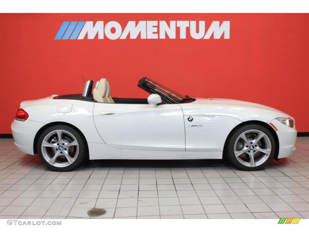 2011 Z4 sDrive30i Roadster - Alpine White / Beige photo #2