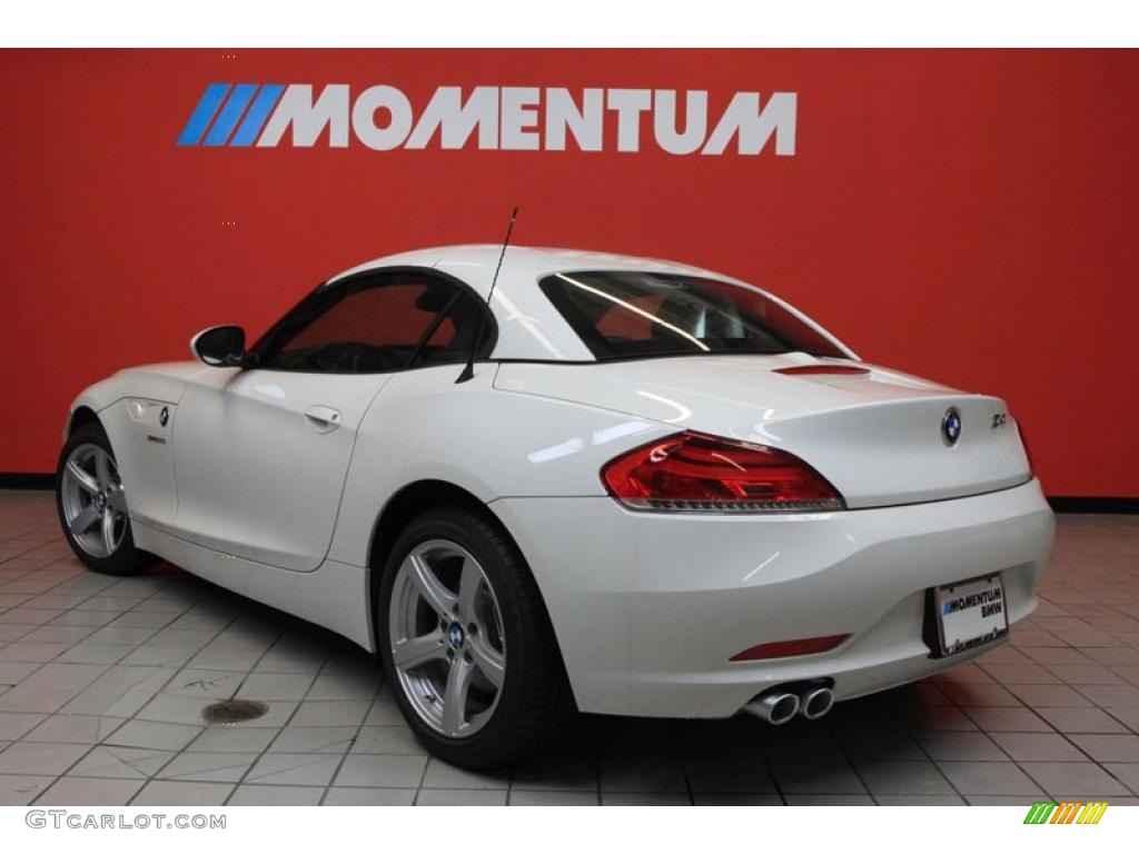 2011 Z4 sDrive30i Roadster - Alpine White / Black photo #11