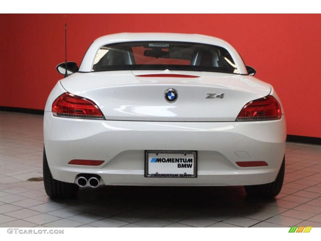 2011 Z4 sDrive30i Roadster - Alpine White / Black photo #12