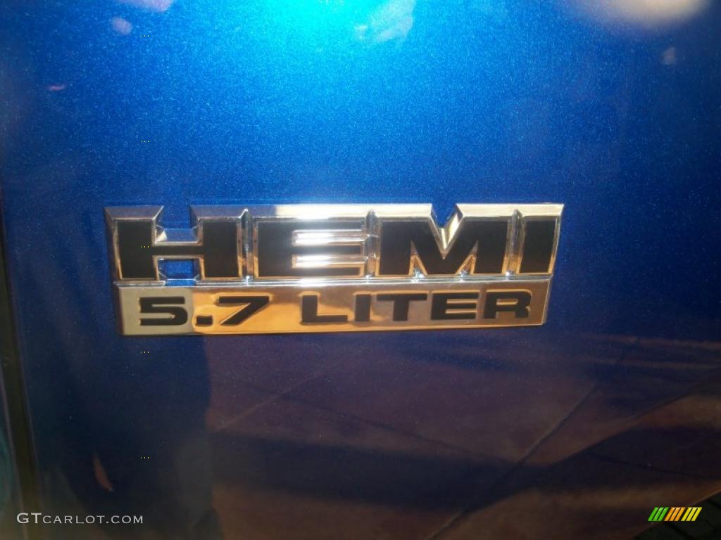 2011 Ram 1500 ST Quad Cab 4x4 - Deep Water Blue Pearl / Dark Slate Gray/Medium Graystone photo #8