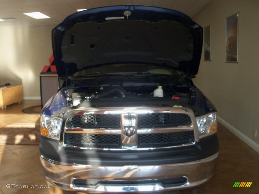 2011 Ram 1500 ST Quad Cab 4x4 - Deep Water Blue Pearl / Dark Slate Gray/Medium Graystone photo #15