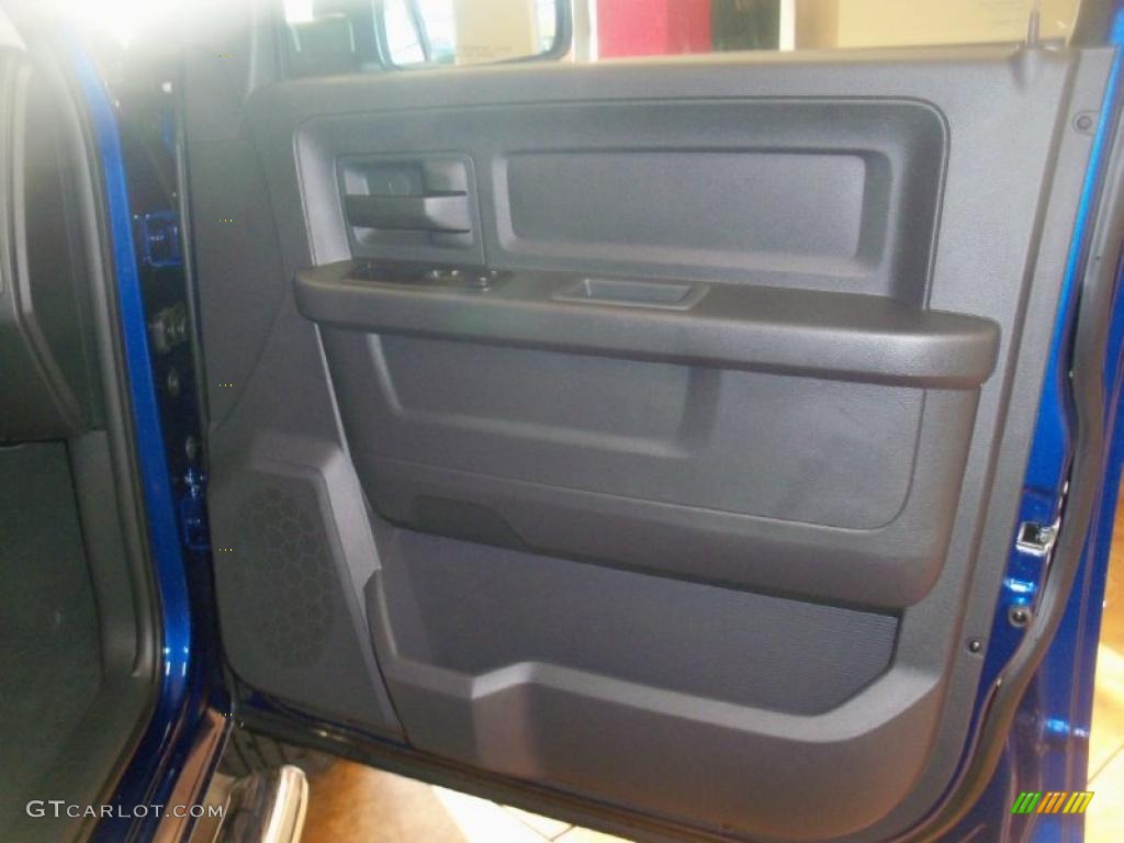 2011 Ram 1500 ST Quad Cab 4x4 - Deep Water Blue Pearl / Dark Slate Gray/Medium Graystone photo #23
