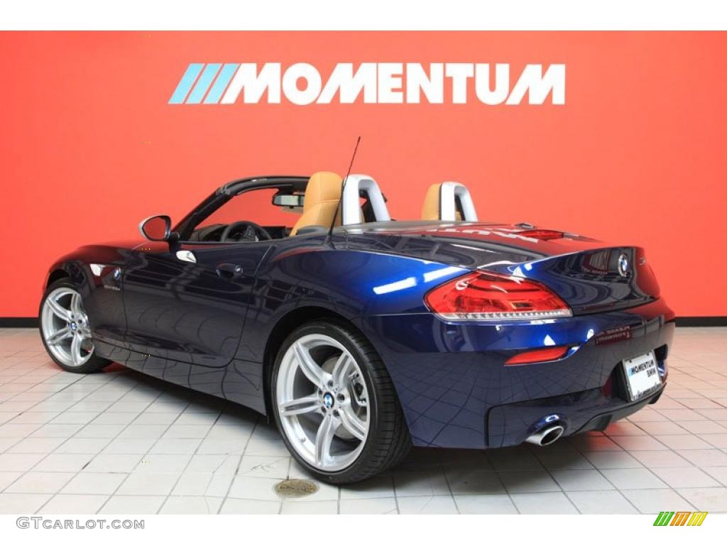 2011 Z4 sDrive35is Roadster - Deep Sea Blue Metallic / Walnut photo #3