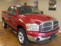 2007 Inferno Red Crystal Pearl Dodge Ram 1500 ST Quad Cab 4x4  photo #13